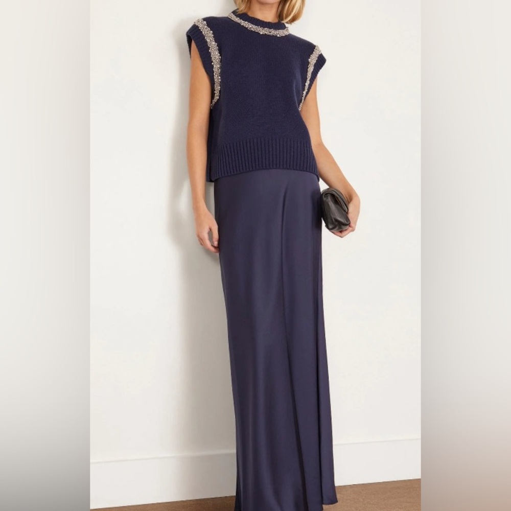 SIMKHAI Joanae Embellished Knit Sleeveless Pullover - Picture 11 of 17